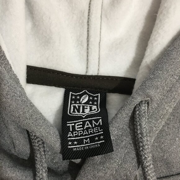 Tampa Bay Buccaneers Sweatshirt Mens Medium Gray Hoodie NFL Football - Picture 4 of 9